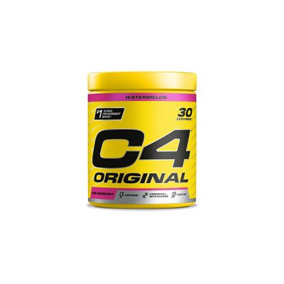 Cellucor, Pre-Workout Powder, Explosivness & Muscle Pump, C4 Original (Green Apple Flavour, 195 g - 30 serv x 6.5 g/1 scoop)
