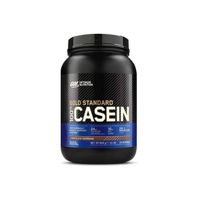 Optimum Nutrition, Protein Powder, Gold Standard 100% Casein (Chocolate Supreme Flavour, 924 g - 28 serv x 33 g/1 scoop)