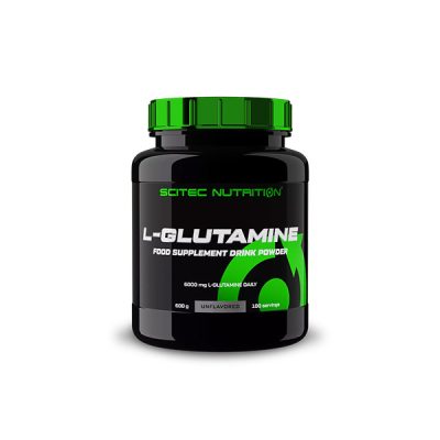 Scitec Nutrition, L-Glutamine Powder, 100% L-Glutamine Amino Acids (Unflavoured, 600 g - 100 serv x 6 g/0.5 scoop)