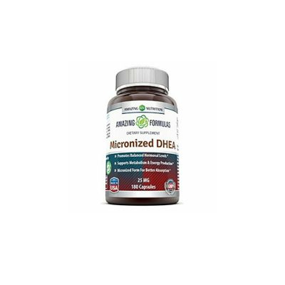 Amazing Formulas, Estrogen/Androgen Booster, Micronized DHEA (180 caps x 25 mg)