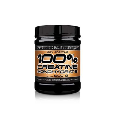 Scitec Nutrition, Creatine Powder, 100% Creatine Monohydrate (Unflavoured, 500 g - 100 serv x 5 g/3/4 scoop)