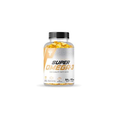 Trec Nutrition, Fish Oil Capsules, EPA (720 mg) + DHA (480 mg) + Vitamin E (14.7 mg), Super Omega-3 (120 caps - 30 serv x 4 caps)