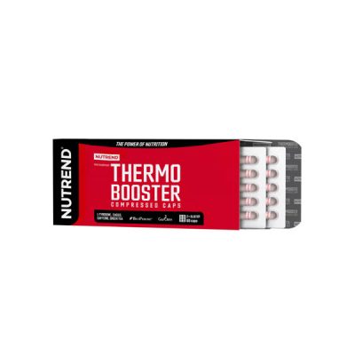 Nutrend, Fat Burner, L-Tyrosine + CoQ10 + Caffeine + Green Tea Extract + ... , Thermo Booster Compressed Caps (60 caps)