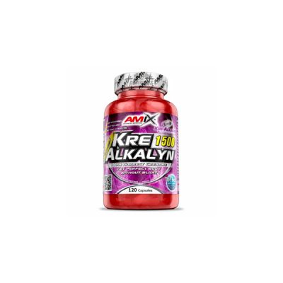 Amix Nutrition, Creatine Capsules, pH Correct-Buffered Creatine Monohydrate, Kre-Alkalyn (120 caps x 750 mg)