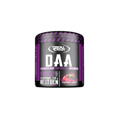 Real Pharm, LH/Testosteron Booster, D-Asparatic Acid, DAA (Lemon Flavour, 250 g - 125 serv x 2 g/1 scoop)